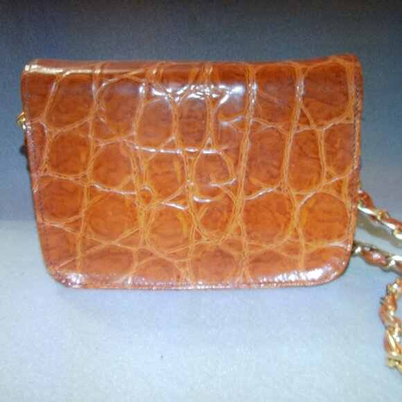 Subissati- Italy- Crocodile Leather Evening Bag - Picture 3 of 6